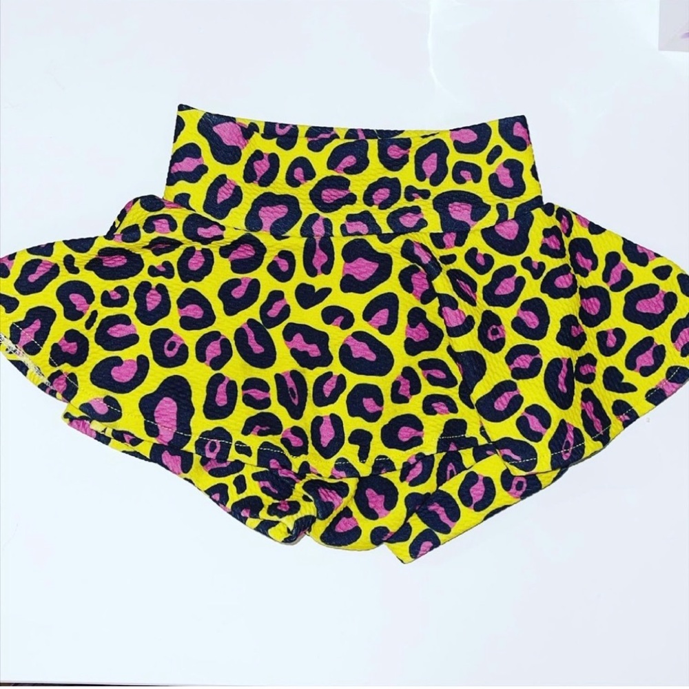 Cheetah skort